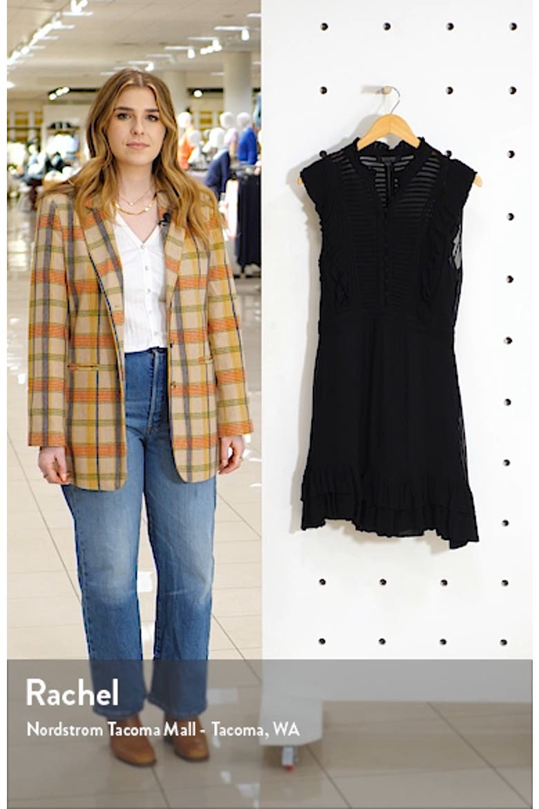 Lola Pintuck Chiffon Minidress video