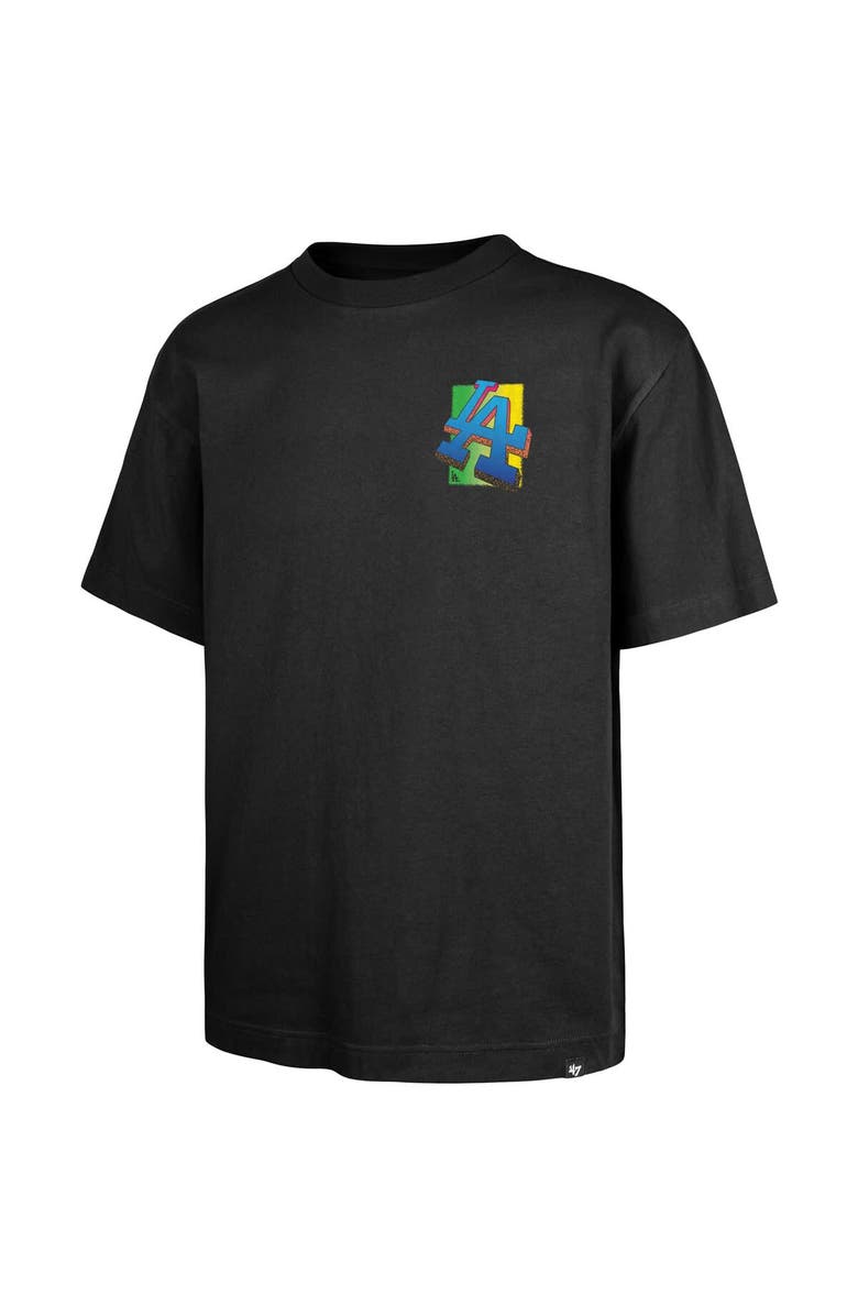 '47 Men's '47 Black Los Angeles Dodgers Sundale Foundation T-Shirt, Alternate, color, Black