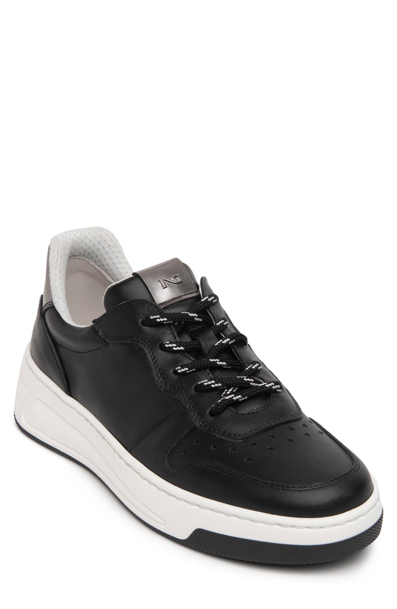 NeroGiardini Clean Retro Leather Sneaker, Main, color, 