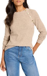 NIC+ZOE Thermal Knit Button Top