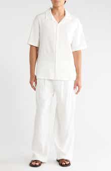 DENIM AND FLOWER Textured Shirt & Pants Set