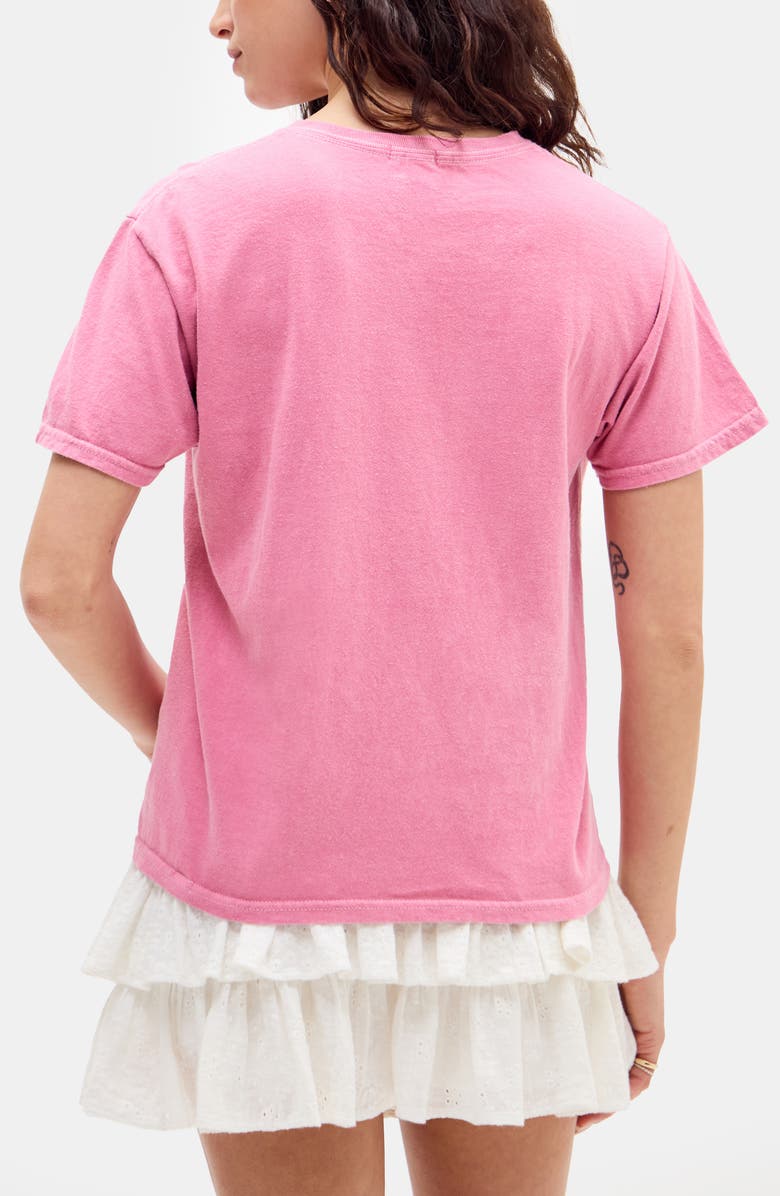 BDG Urban Outfitters Cute Relaxed Graphic T-Shirt, Alternate, color, Pink