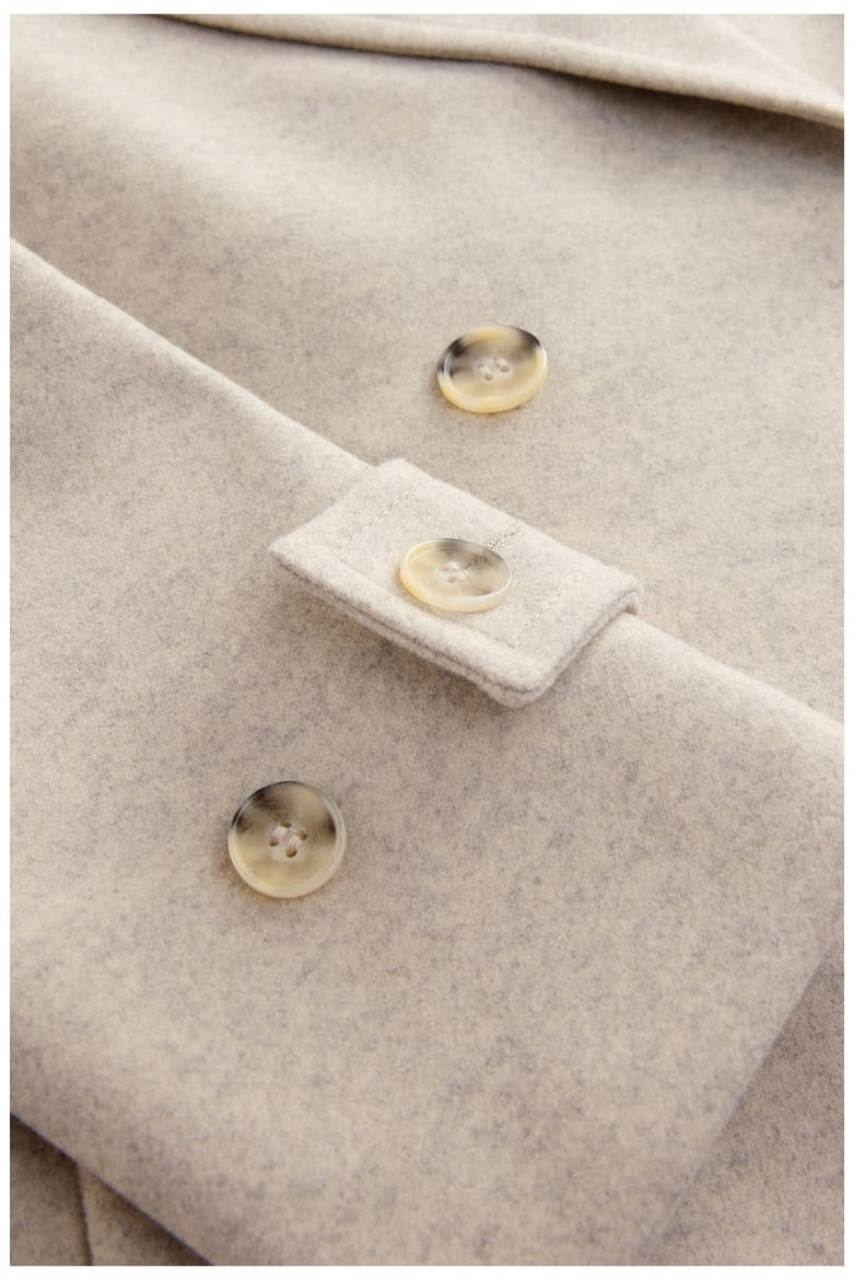 Double Breasted Coat, Alternate, color, NEUTRAL