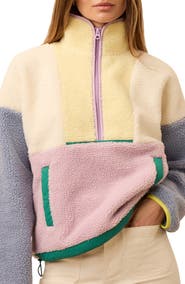 Faherty Fireside Fleece Half Zip Pullover