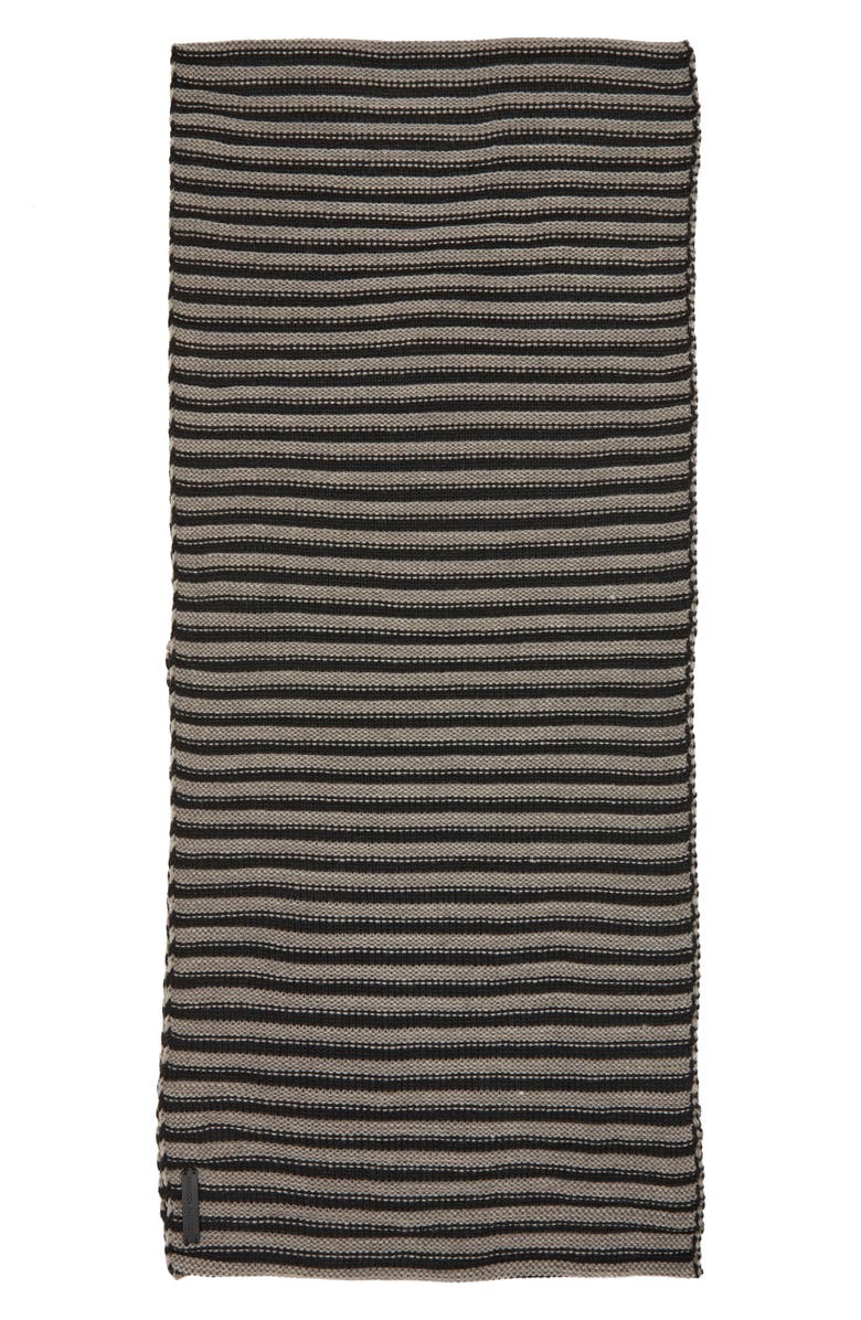 Rebecca Minkoff Plaited Rib Stripe Infinity Scarf, Alternate, color, 