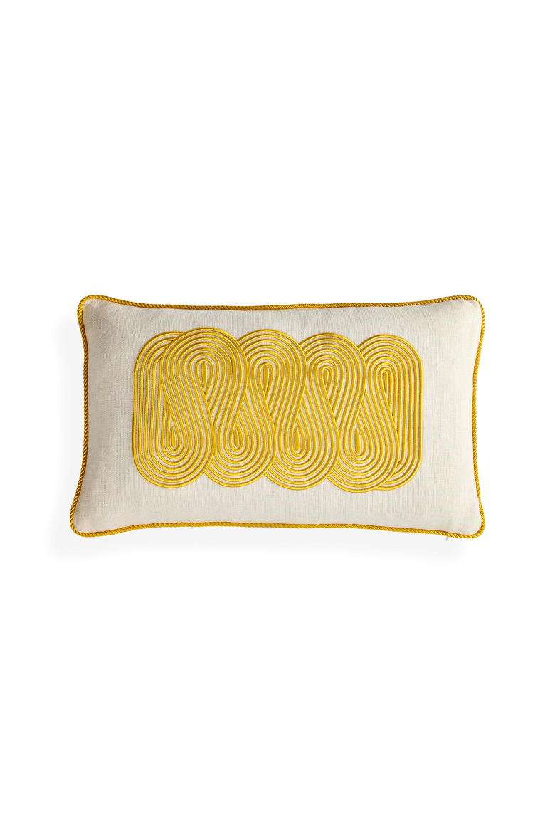 Pompidou Pillow, Main, color, Yellow Path