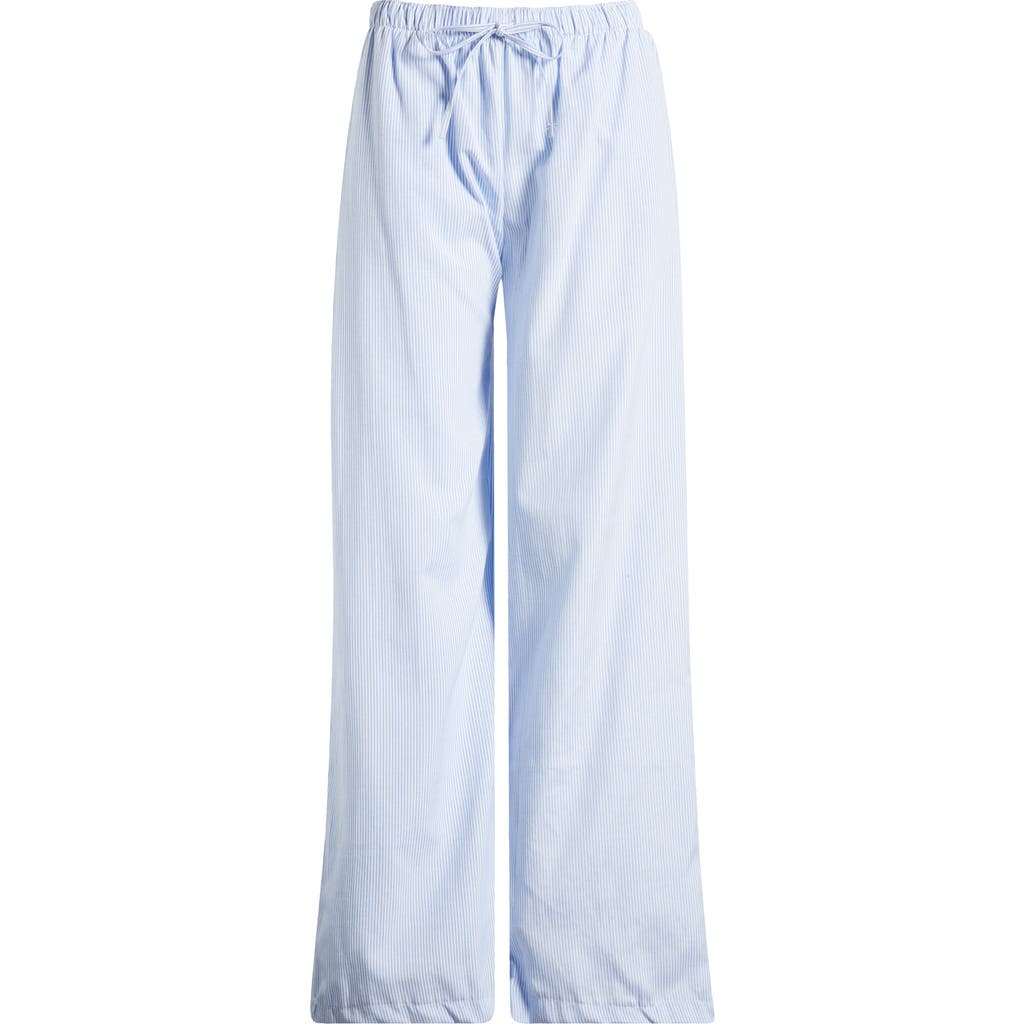 PACSUN PACSUN STRIPE COTTON BLEND DRAWSTRING PANTS