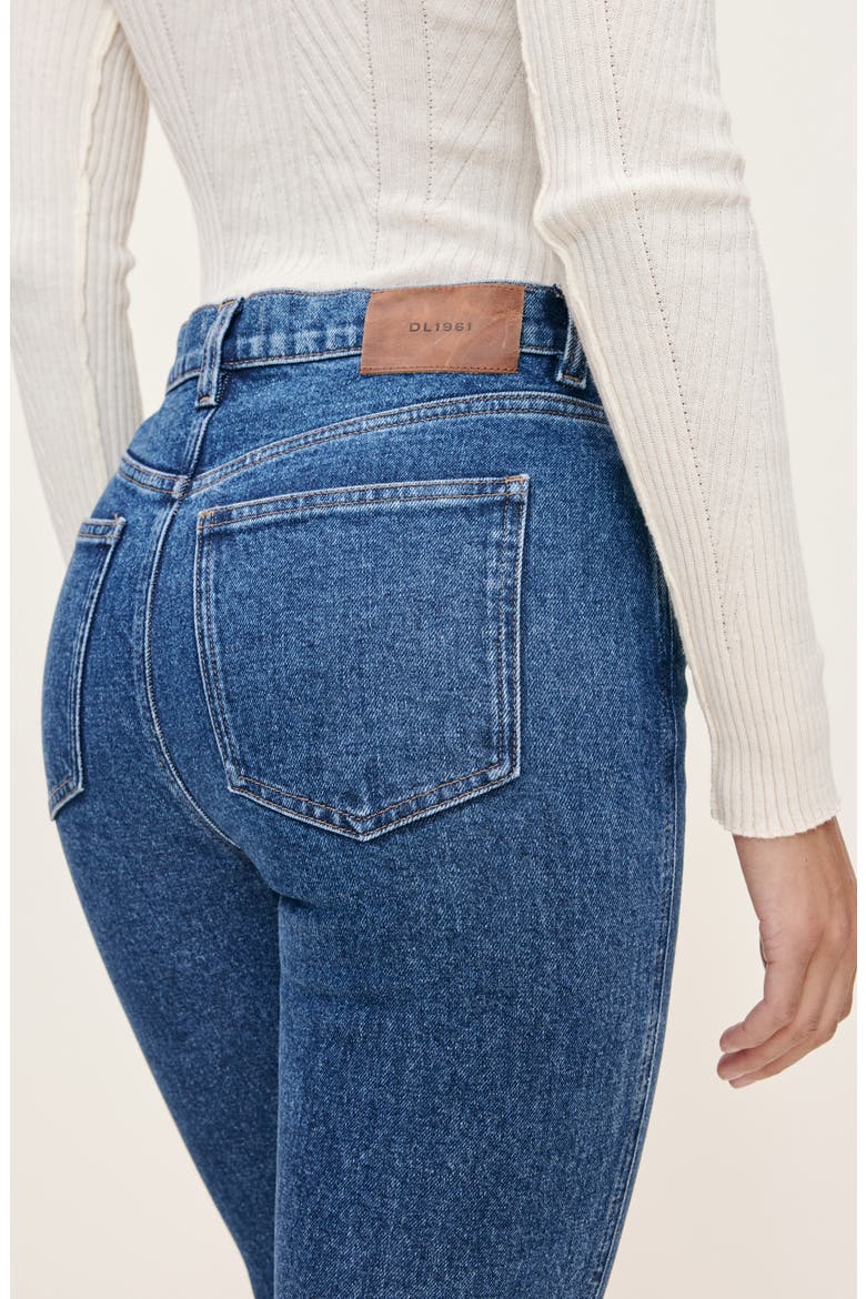 Kristy High Waist Cigarette Jeans, Alternate, color, NORTH BEACH