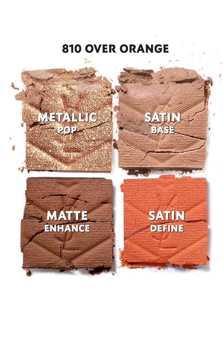 Yves Saint Laurent Couture Mini Clutch Luxury Eyeshadow Palette, Alternate, color, 810 Over Orange