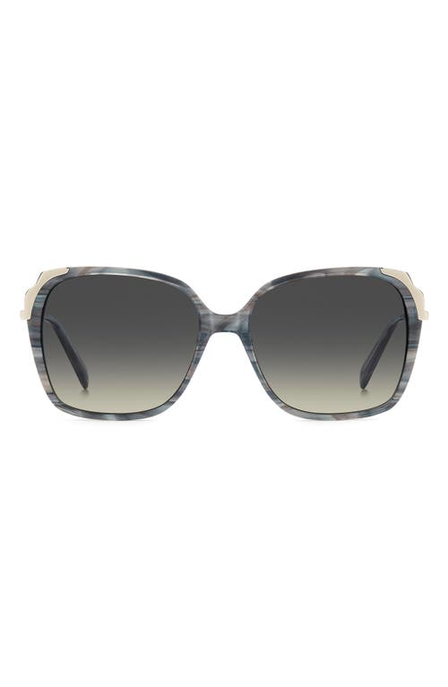 Kate Spade New York Kenley 59mm Gradient Square Sunglasses In Gray