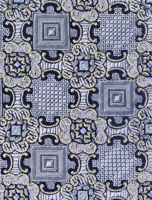 OAK HILL PREMIUM BY DXL OAK HILL PREMIUM BY DXL BIG & TALL SPRING MEDALLION SILK TIE