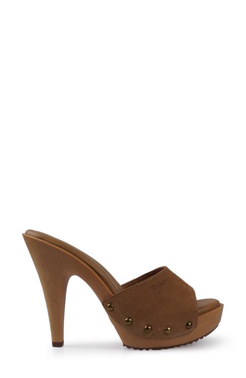 Candies Candie's Viviana Platform Sandal In Sand Suede
