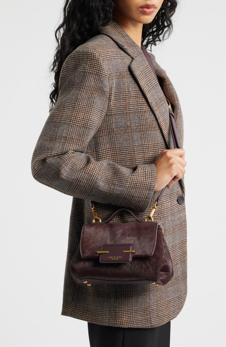 rag & bone Realm Genuine Calf Hair Crossbody Bag, Alternate, color,