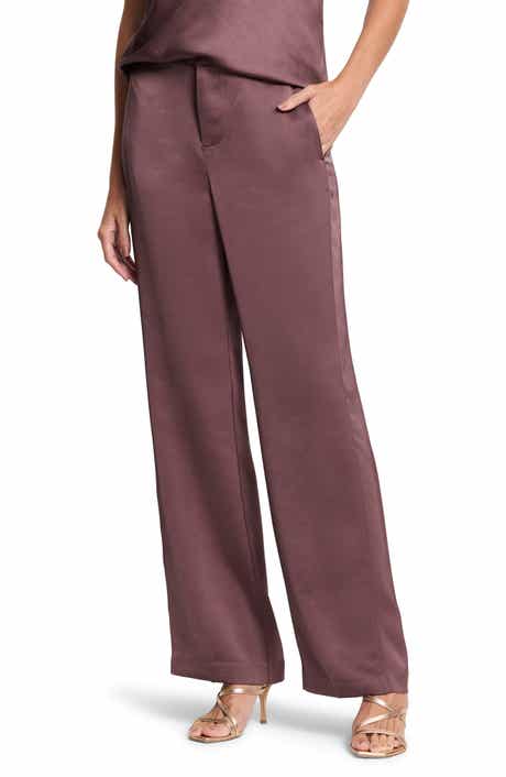 NIC+ZOE Wide Leg Satin Pants