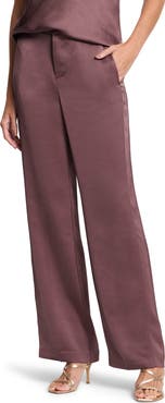 NIC+ZOE Wide Leg Satin Pants