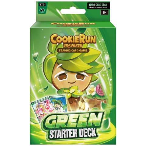 CookieRun Braverse Trading Card Game, Starter Deck Green, Strategic Game Play