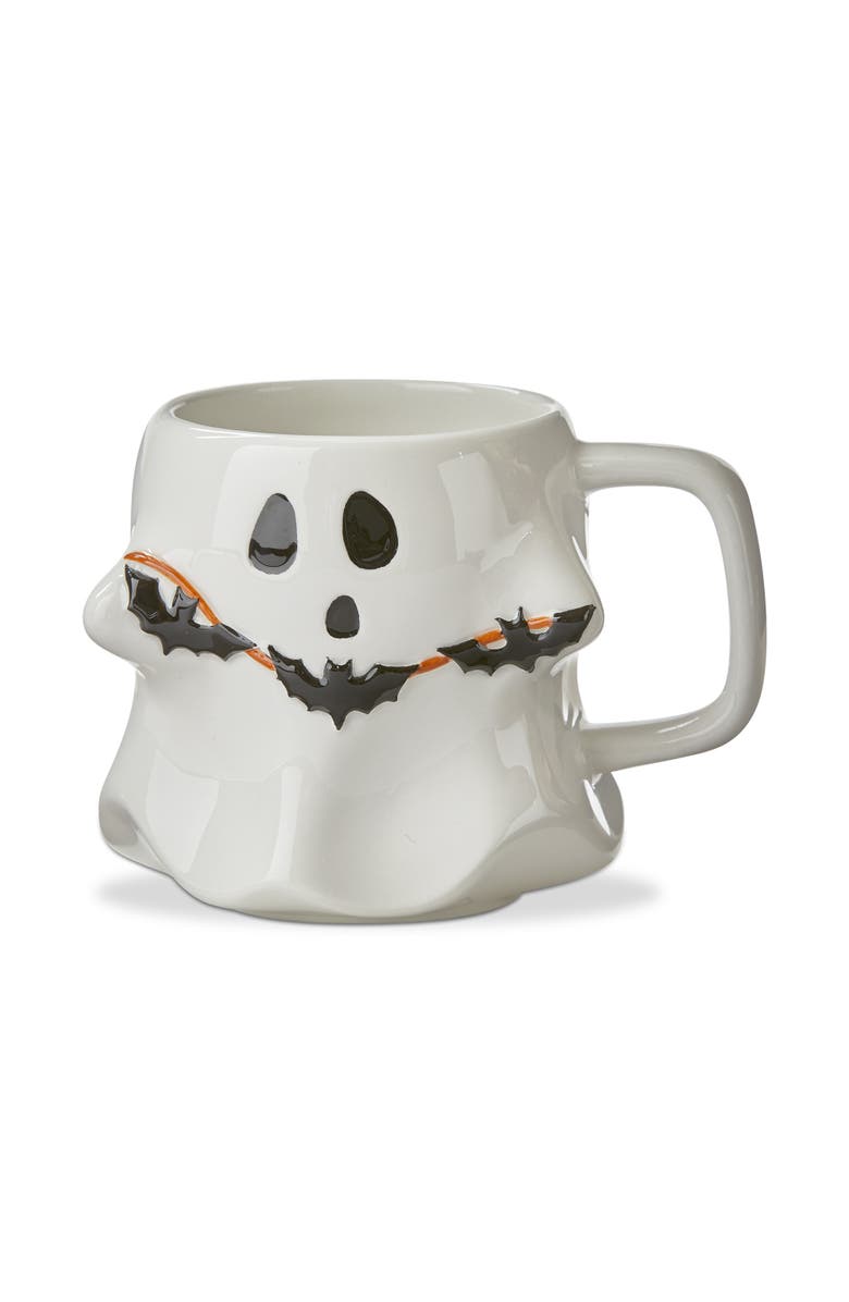 tag Halloween Ghost Mug - Dishwasher Safe Drinkware for All, Main, color, White