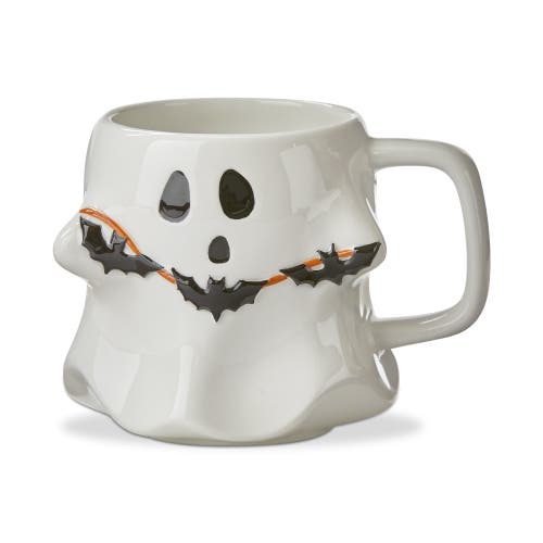 Tag Halloween Ghost Mug In White