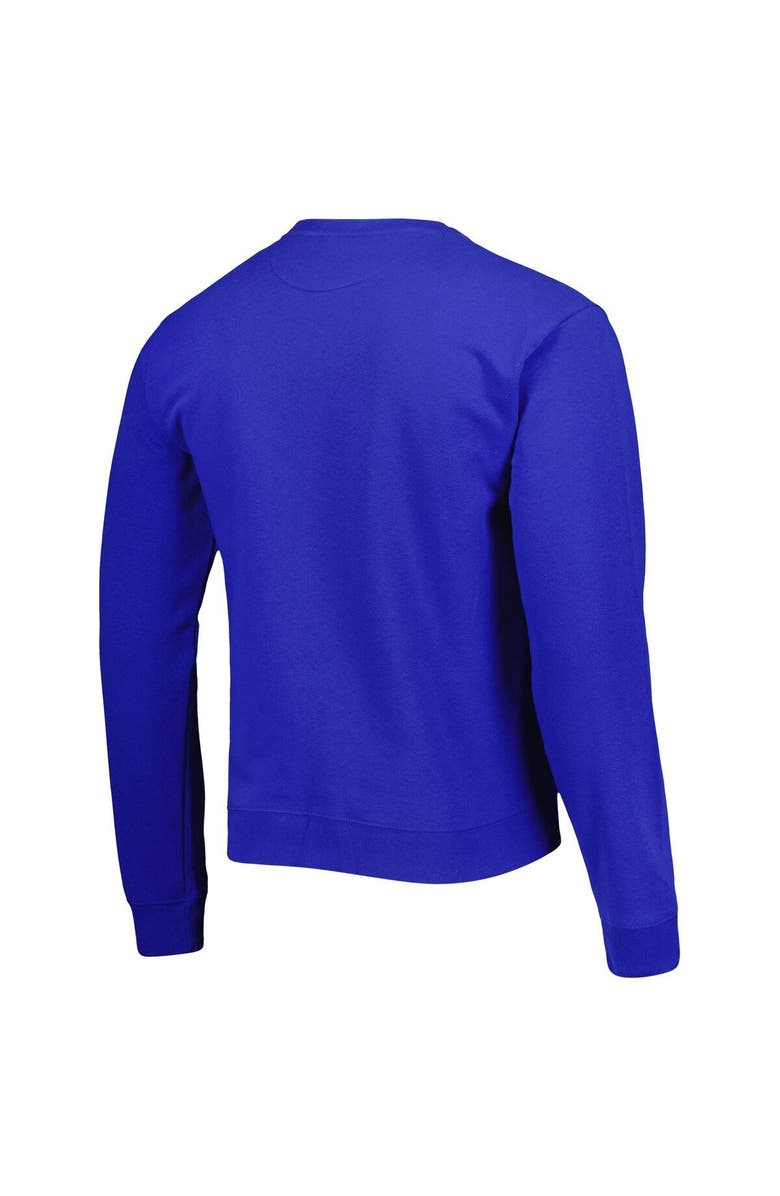 LEAGUE COLLEGIATE WEAR Men's League Collegiate Wear Royal Kansas Jayhawks 1965 Arch Essential Lightweight Pullover Sweatshirt, Alternate, color, Royal