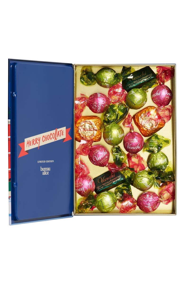 Venchi Maxi Christmas Gift Book with Assorted Chocolates, Alternate, color, 