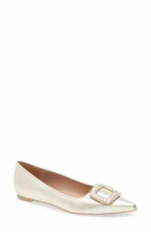 Aquatalia Jena Weatherproof Pointed Toe Flat