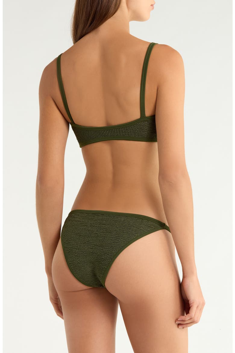 Iris Bikini Top & Bottoms Set, Alternate, color, METALLIC KHAKI