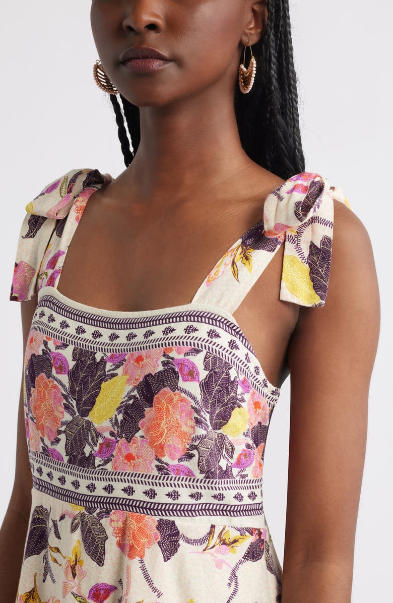 Treasure & Bond Linen Blend Maxi Sundress, Alternate, color, 