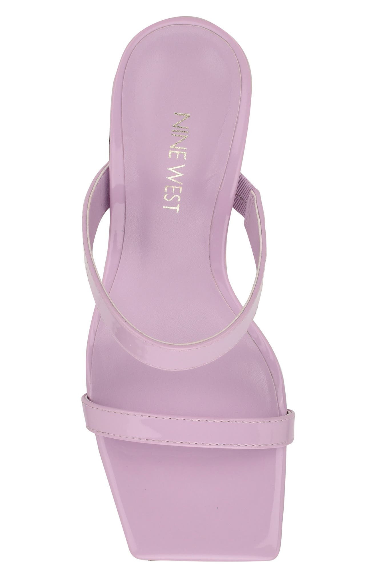 Sleek Heeled Sandal, Alternate, color, PALE LILAC