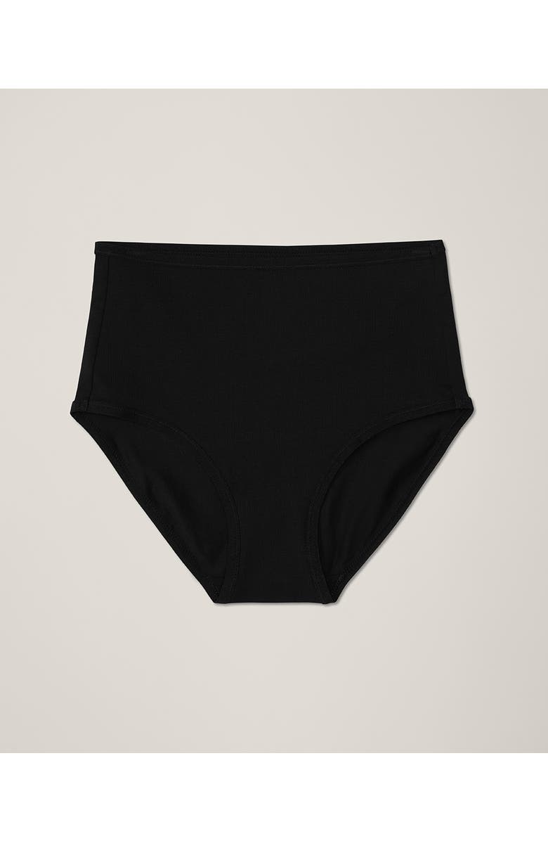 Pact Organic Cotton Everyday High Rise Brief 6-Pack, Alternate, color, 