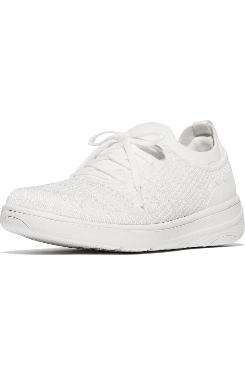 FitFlop SUPER-Q Knit Sneaker, Alternate, color, Urban White