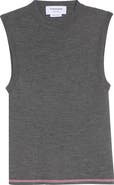 Thom Browne Merino Wool Rib Sweater Vest