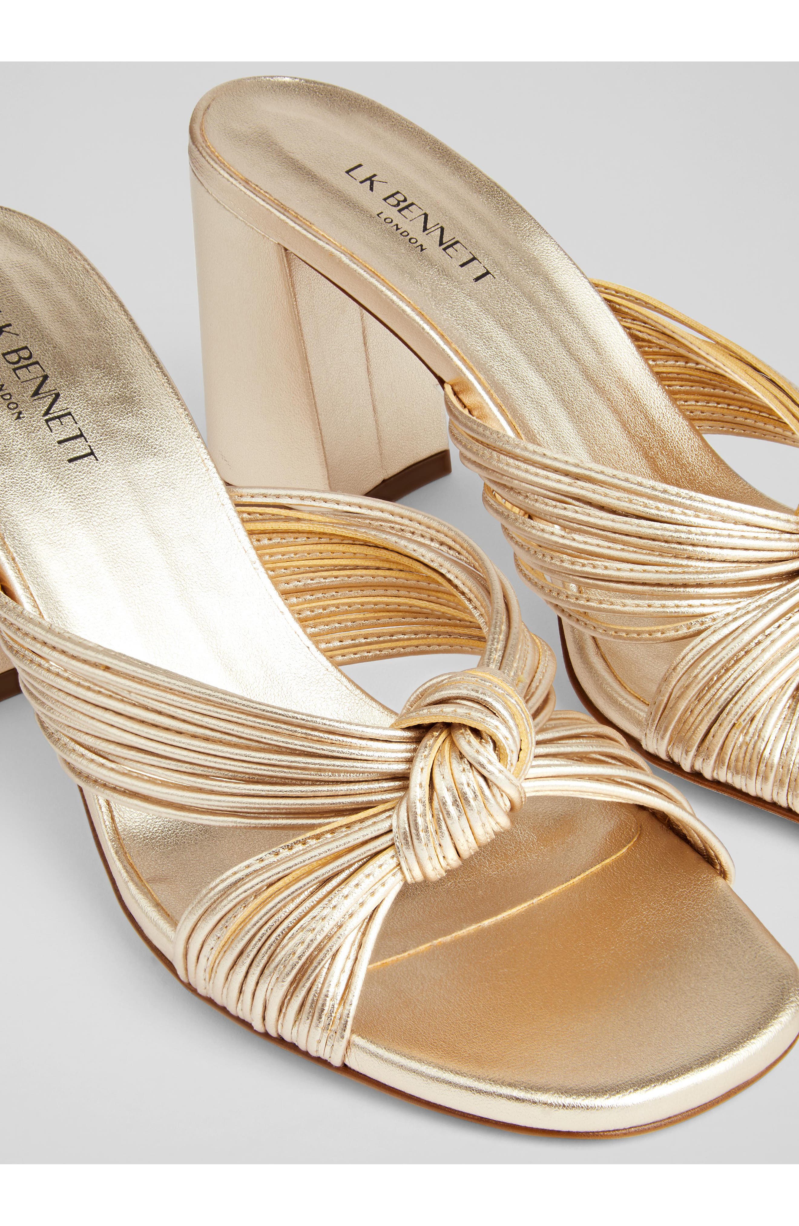 Coletta Block Heel Sandal, Alternate, color, GOLD