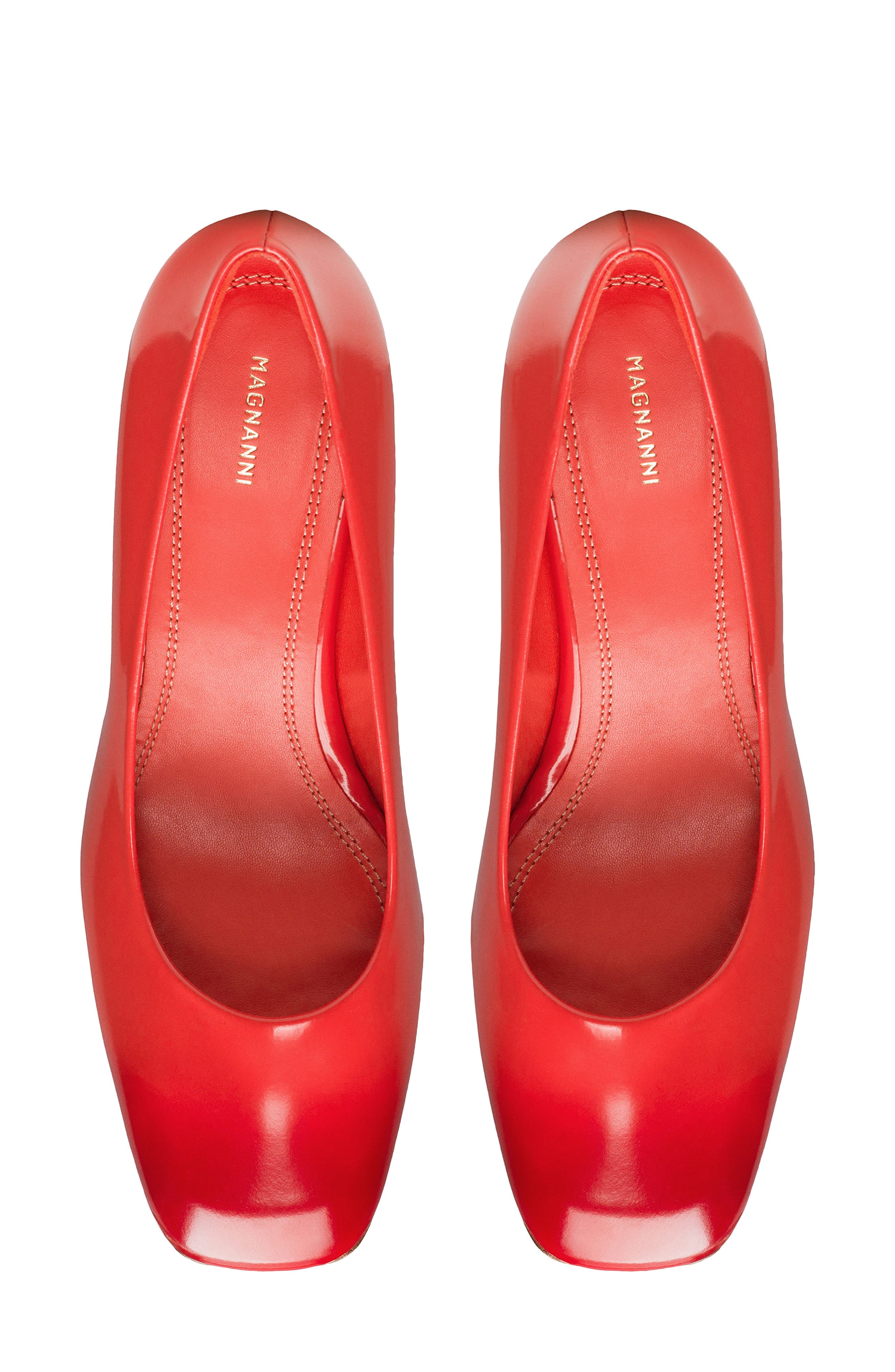 Stasia Block Heel Pump, Alternate, color, RED