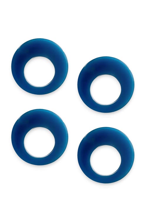 Pillowpia Resin Napkin Rings Small Set/4