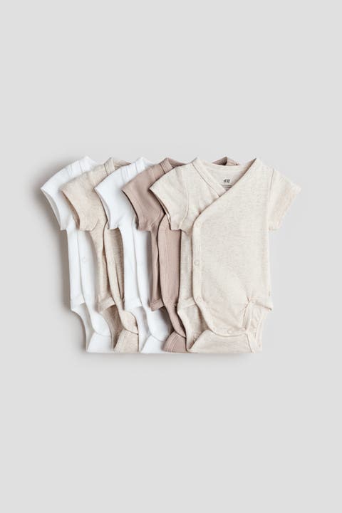 5-pack cotton bodysuits
