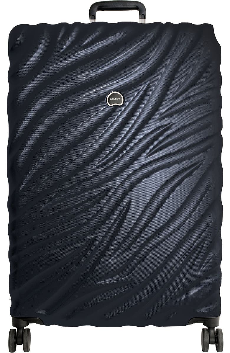 Delsey Paris Alexis Hardside 2 Piece (21"/29") Expandable Spinner Luggage Set, Alternate, color, Navy