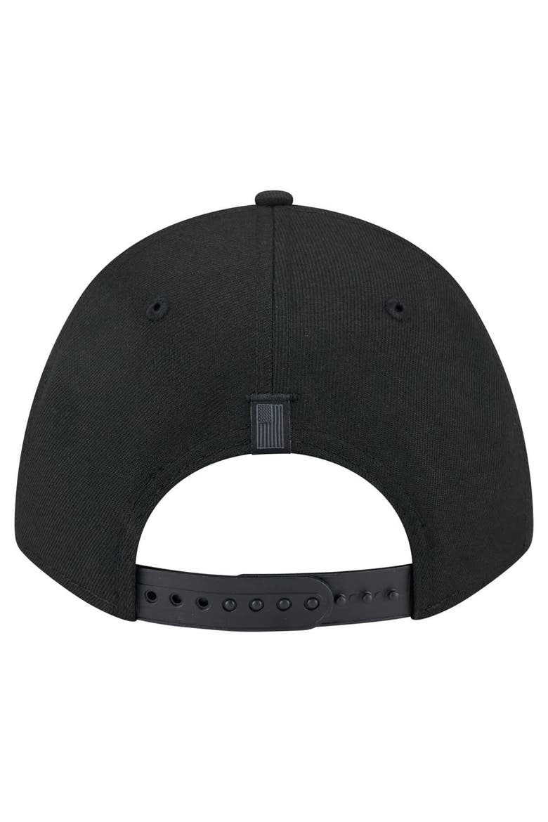 Men's New Era  Black Chicago Bulls Game Day Flag A-Frame 9FORTY Adjustable Hat, Alternate, color, Black