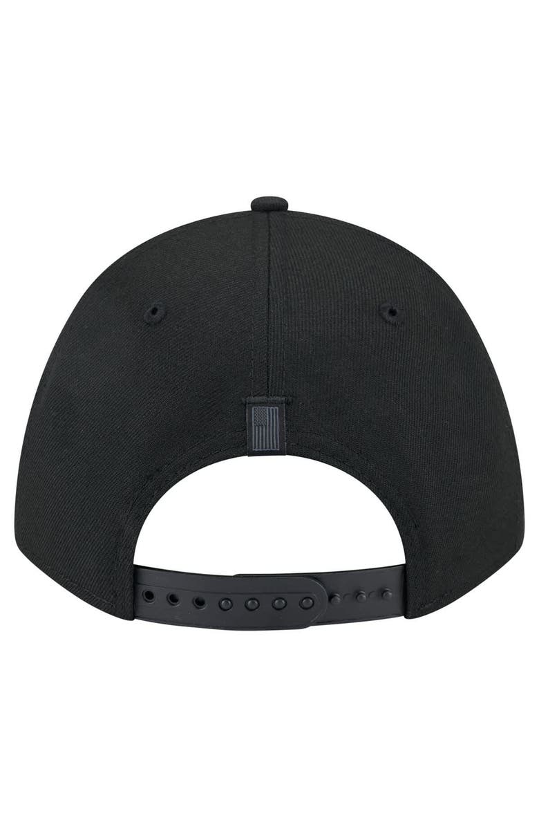 New Era Men's New Era Black Chicago Bulls Game Day Flag A-Frame 9FORTY Adjustable Hat, Alternate, color, Black