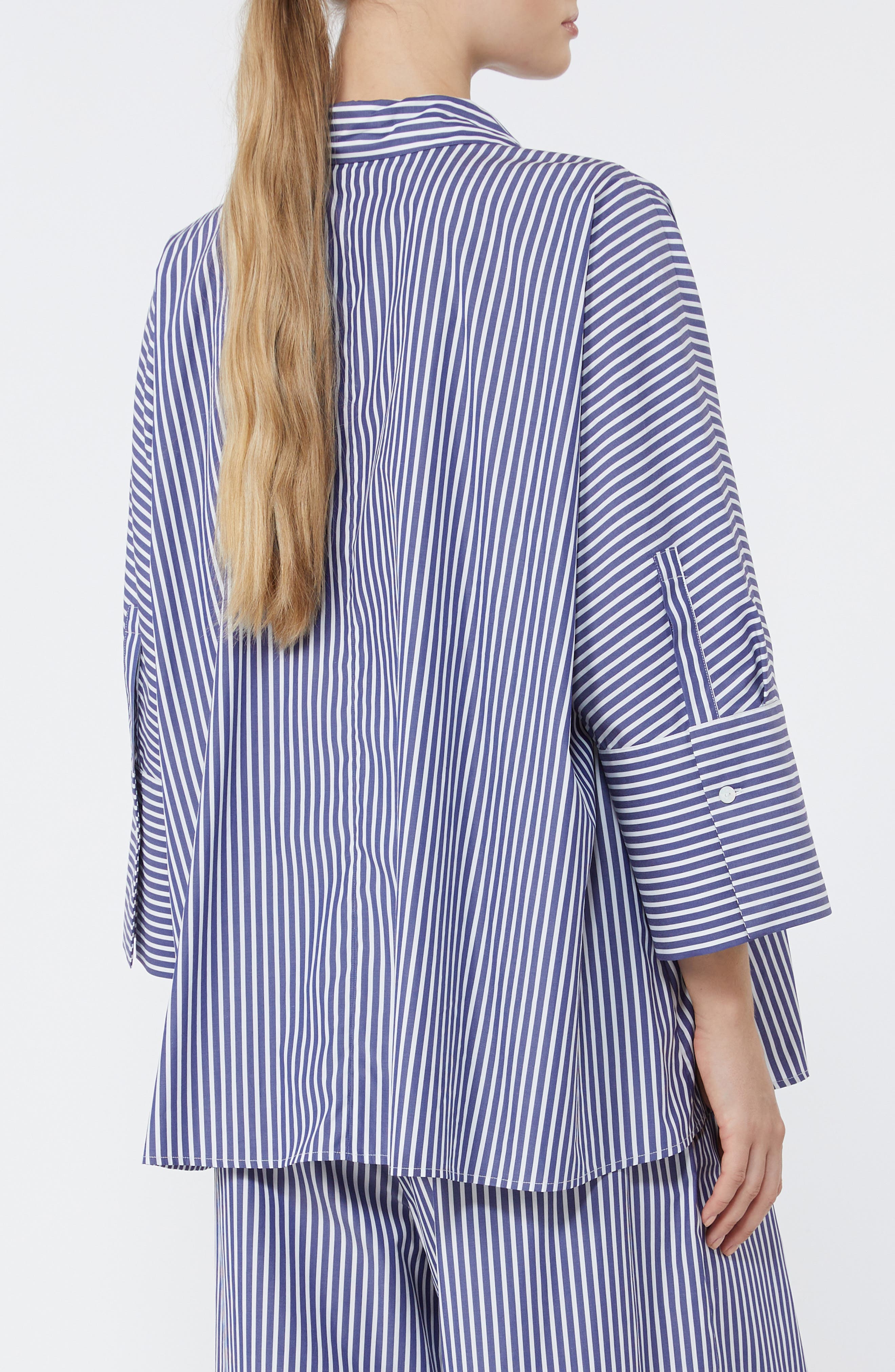 Hudson Oversize Stripe Button-Up Shirt - image 2