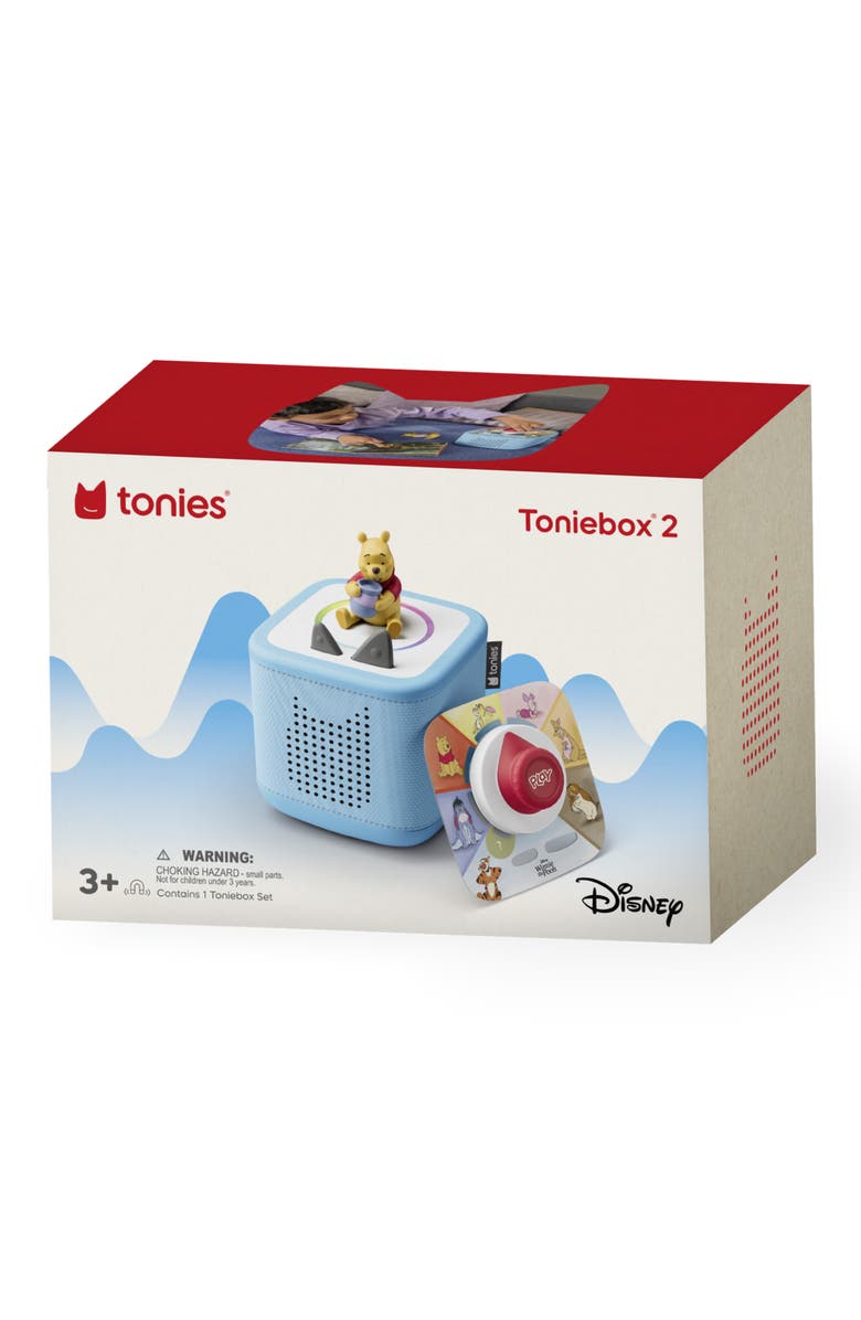 tonies Toniebox 2 Starter Set & Winnie the Pooh Playset, Alternate, color, Sky Blue