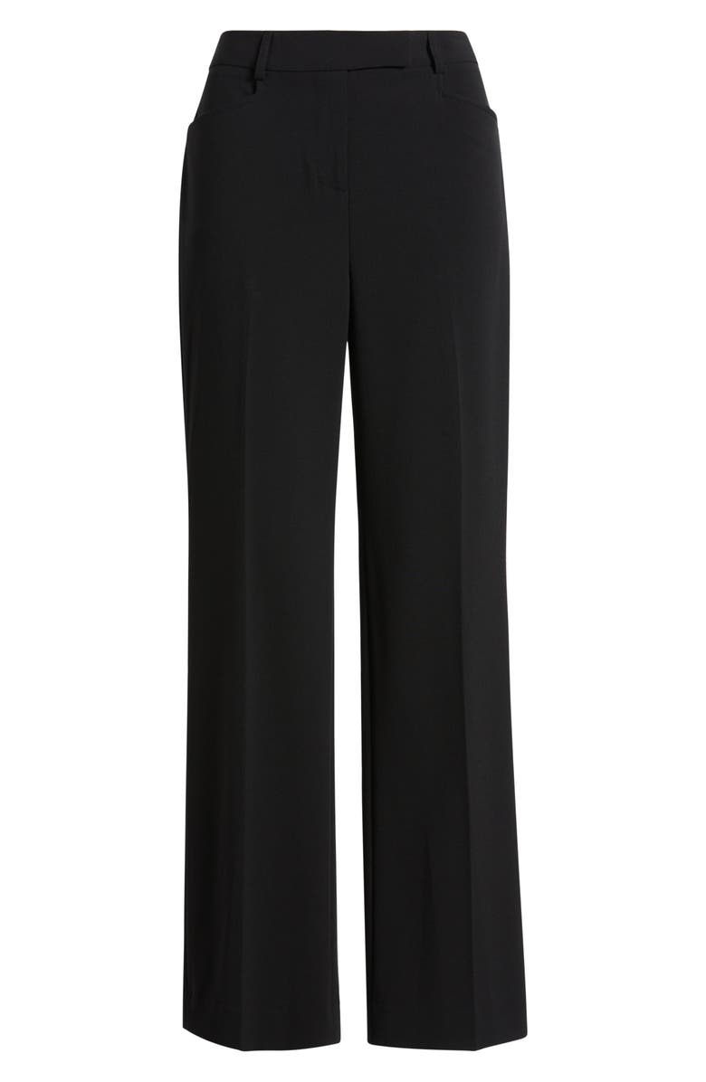 Tahari ASL Bird Eye Straight Leg Pants, Alternate, color, 