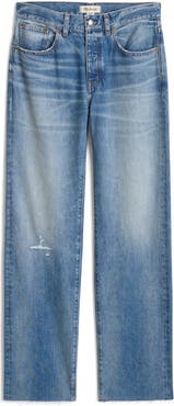 Madewell The Dean Airy Easy Straight Leg Jeans