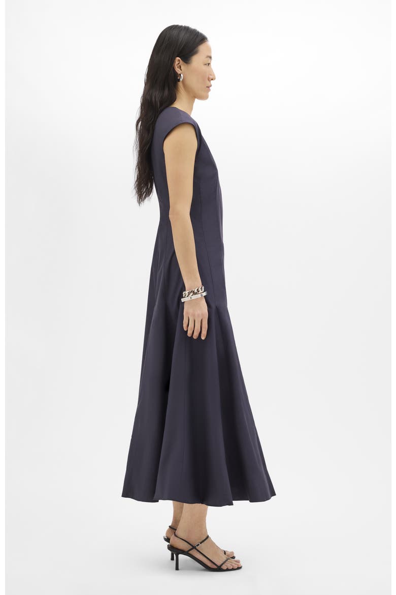 V Neck Day Dress, Alternate, color, Midnight