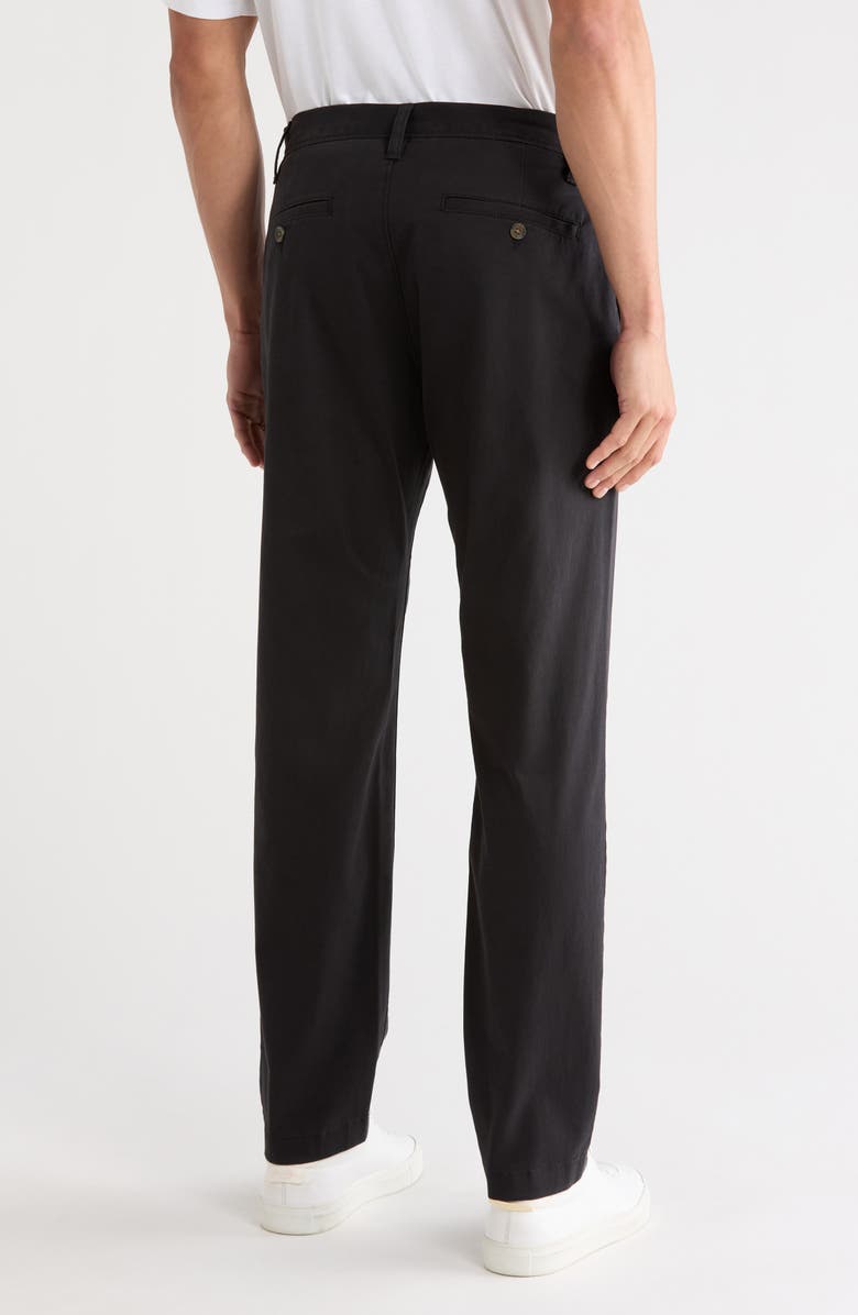 14th & Union The Wallin Stretch Twill Trim Fit Chino Pants - 30-34" Inseam, Alternate, color, Black