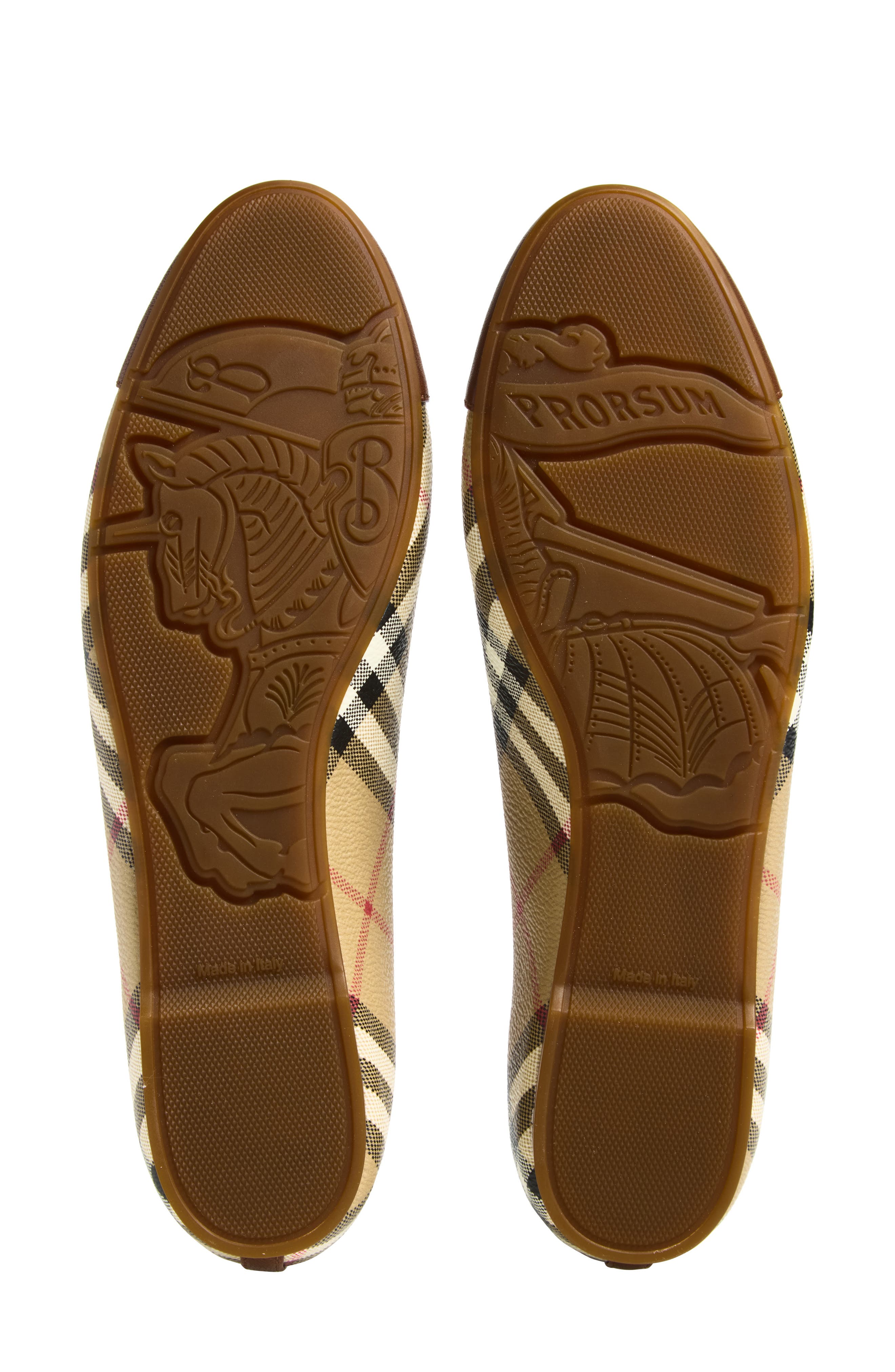 Highgate Ballerina Check Flat, Alternate, color, ARCHIVE BEIGE IP BLACK