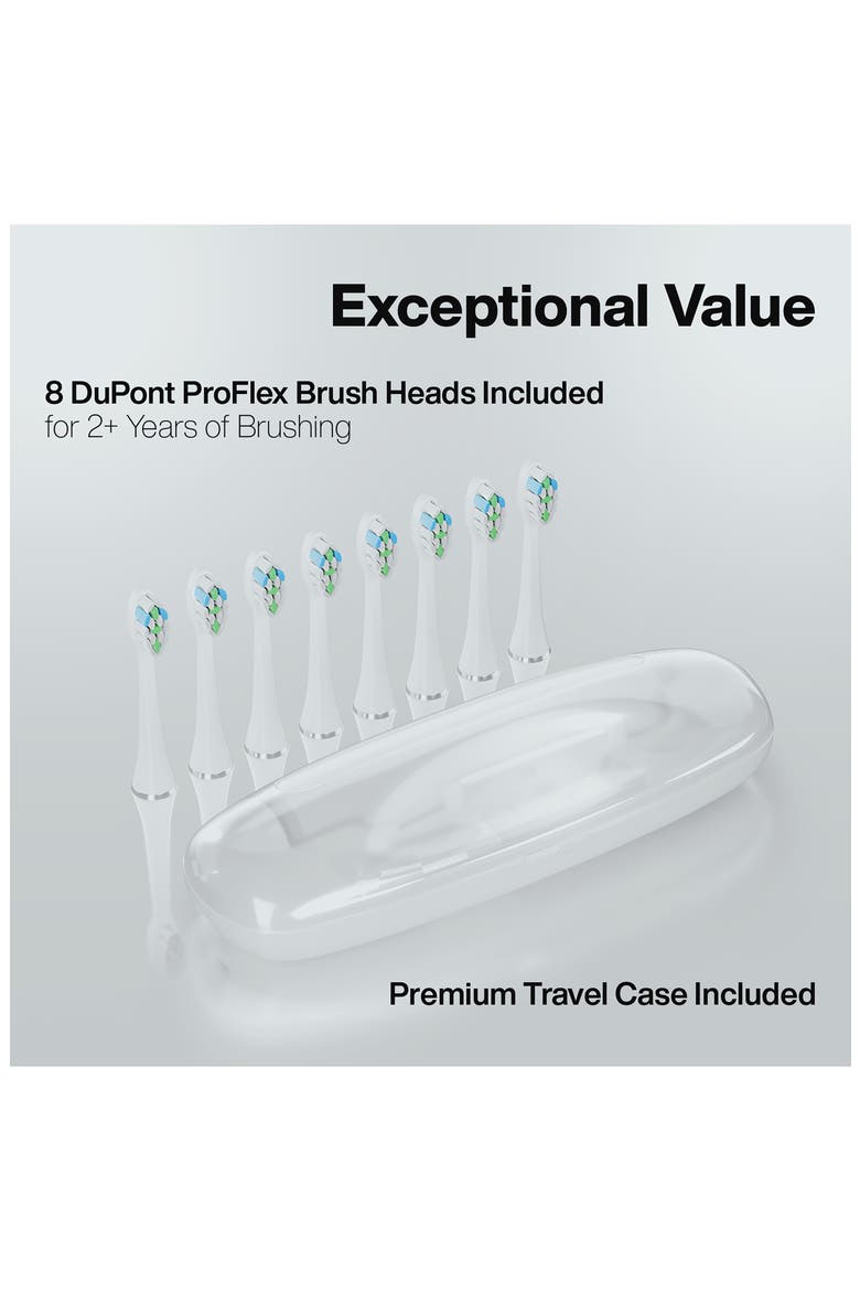 Elite Rechargeable Ultra-Whitening Power Electric Toothbrush, Alternate, color, OPTIC WHITE
