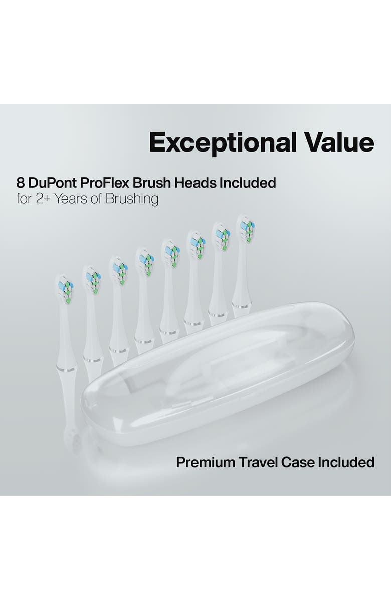 AQUASONIC Elite Ultra-Whitening Power Toothbrush, Alternate, color, Optic White