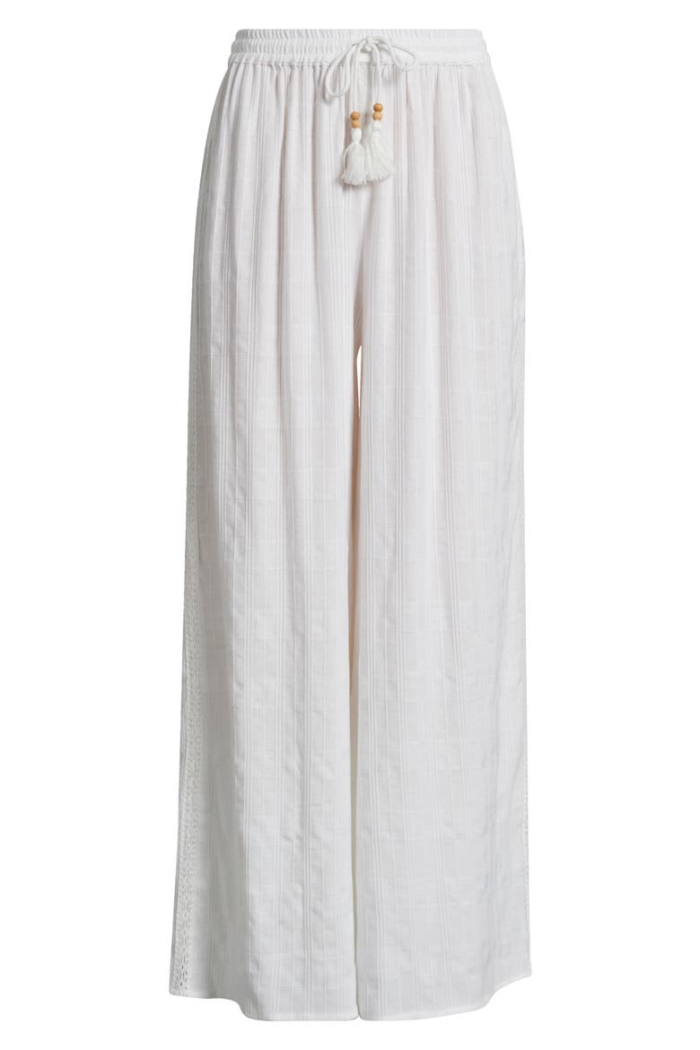 Catalina Islands Wide Leg Pants, Alternate, color, OPTICAL WHITE