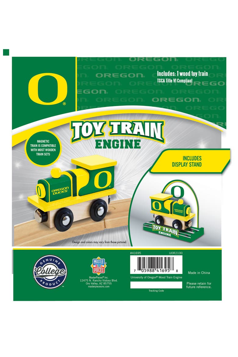 Oregon Ducks Toy Train Engine, Alternate, color, Multicolor