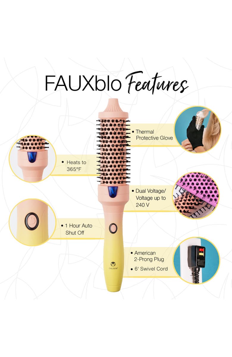 CALISTA FAUXblo Thermal Blowout Brush, Alternate, color, Blue Snow Cone